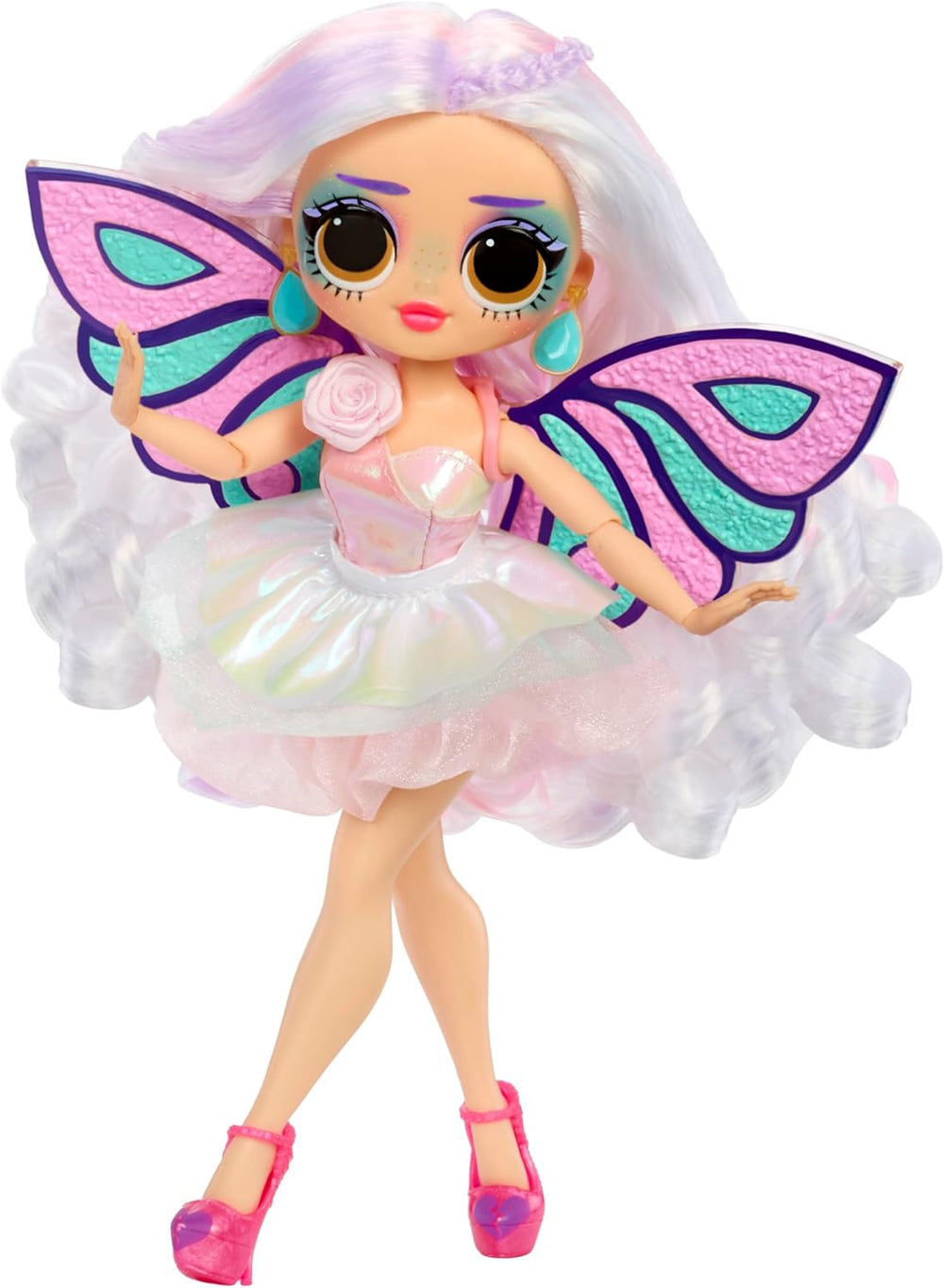 LOL Surprise! Seria OMG Eye Spy - Zână – Include 1 păpușă cu ținută și accesorii, rezolvare de puzzle-uri și descoperire surpriză, 4 păpuși de colecție