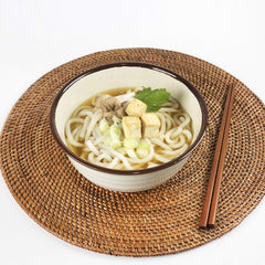 Allgroo Udon Instantnudeln – Miso, Udon-Suppe, würzig, aromatisch, schnelle Zubereitung – enthält 3 Portionen – 1 x 690 g
