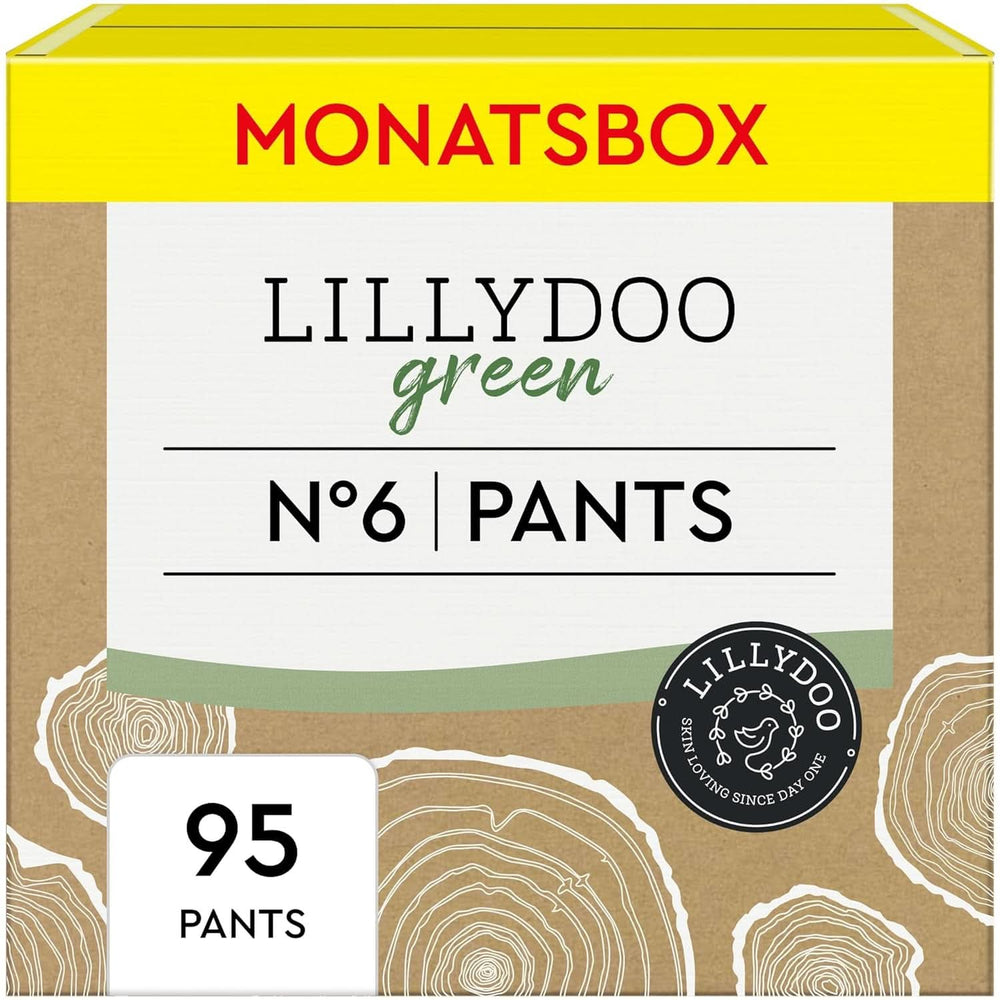 Pantaloni ecologici LILLYDOO, diverse marimi Mama si Copilul Naty Shop Marimea 6 (95 bucati)