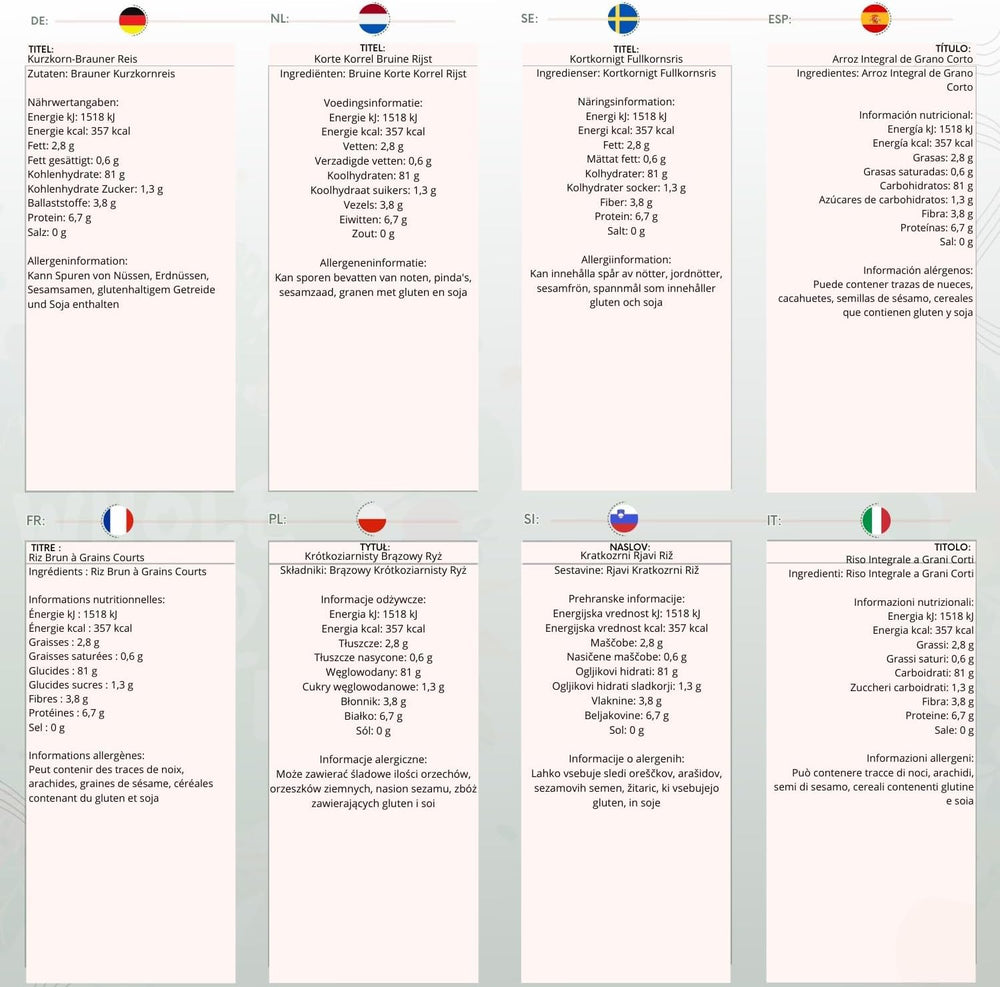 Vollkorn-Naturreis von Wholefood Earth – gentechnikfrei – natürlich – vegan – milchfrei – ohne Zuckerzusatz, 2 kg