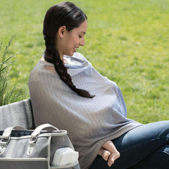 Chicco - Boppy Infinity Stillschal 17 cm grau Accessoires Essen und Stillen Bebe Naty Shop