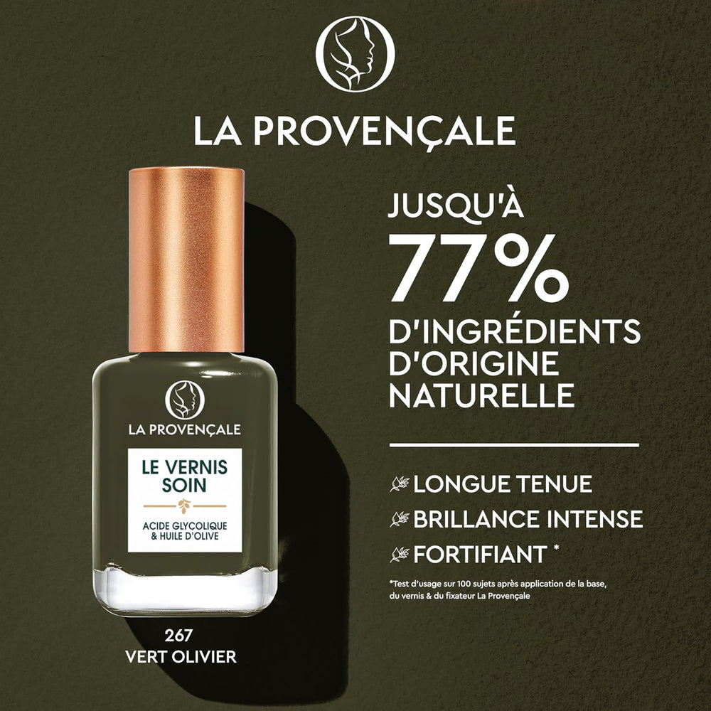 Le Vernis Solaire Nagellack, langlebig, olivgrün