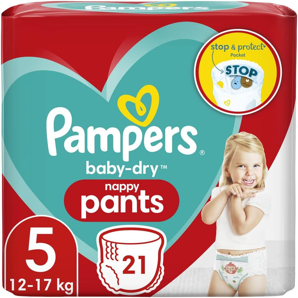 Windeln Pampers 81657566 Baby-Dry Pants, weiß