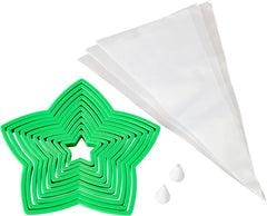 Wilton 2104-5919 Set de tăieturi pentru brad de turtă dulce, plastic, verde