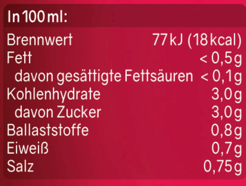 RABENHORST (6 X 700ml) – Hochwertiger Gemüsesaft aus verschiedenen Gemüsesorten. Alkoholfreie Getränke von Naty Shop