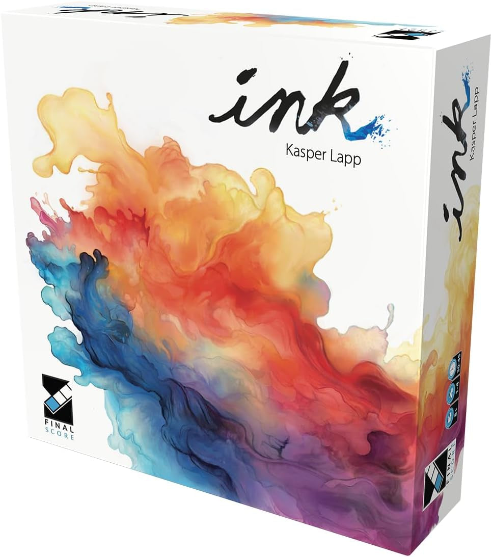 Asmodee, Ink, Final Score Games, Strategie- und Kunstfamilienspiel, 1 bis 4 Spieler, ab 8 Jahren, 30 bis 45 Min., deutsche Version