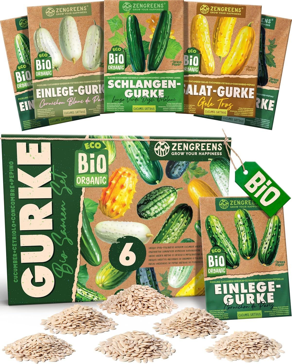 Bio-Tomatensamen im 10er-Set – 10 Tomatensamen für den einfachen Anbau im Garten, Balkon oder Hochbeet – Pflanzensamen – Setzlinge