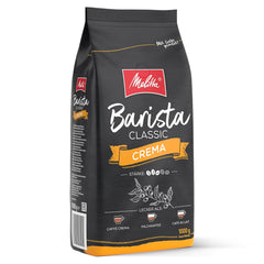Melitta Barista Classic Crema, Ganze Kaffee-Bohnen 1kg, ungemahlen, Kaffeebohnen für Kaffee-Vollautomat, mittlere Röstung, Stärke 3, Verpackung kann variieren