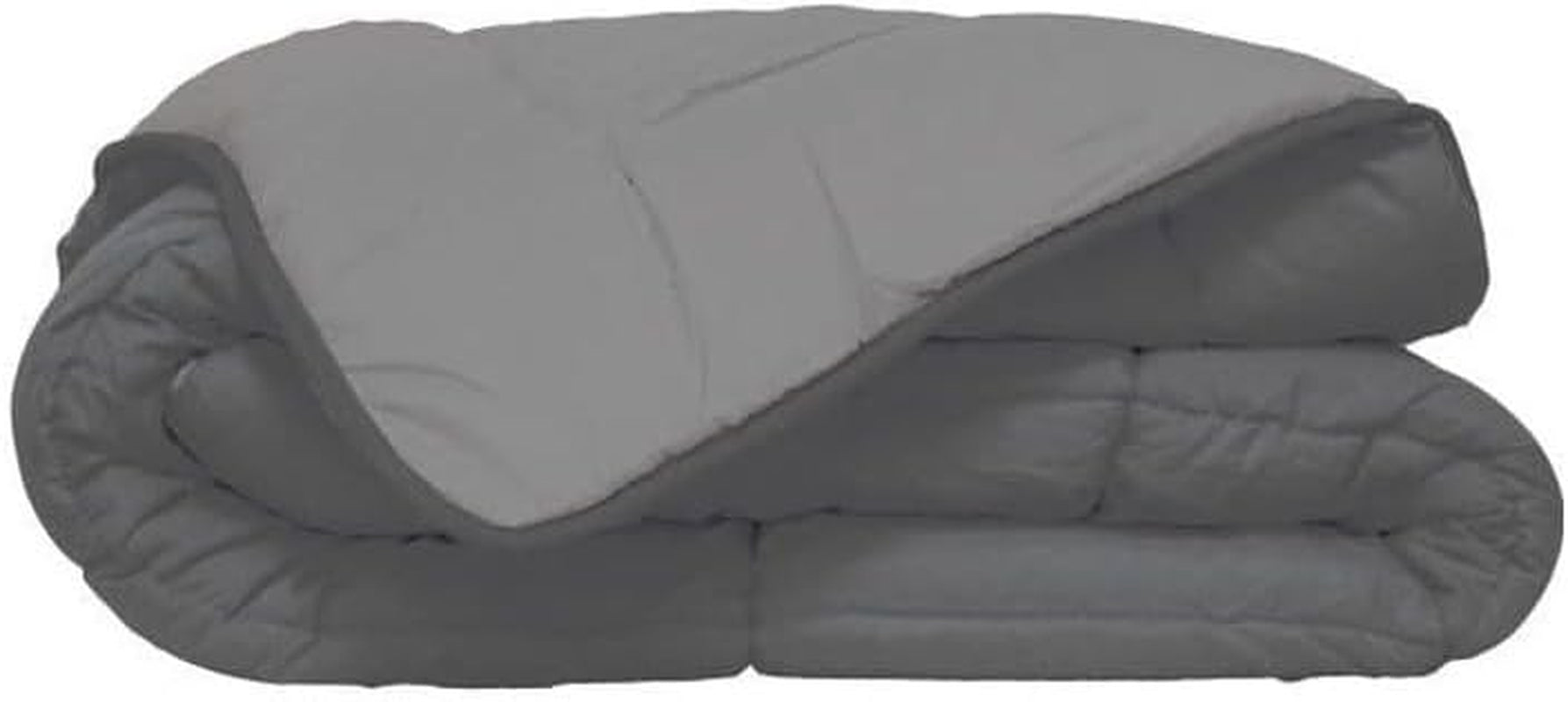 Poyet Motte Calgary Bettbezug Polyester Stahl/Silber, Polyester, Stahl/Silber, 220 x 160 x 1 cm. Bettdecken und Steppdecken Naty Shop 240 x 220 x 1 cm