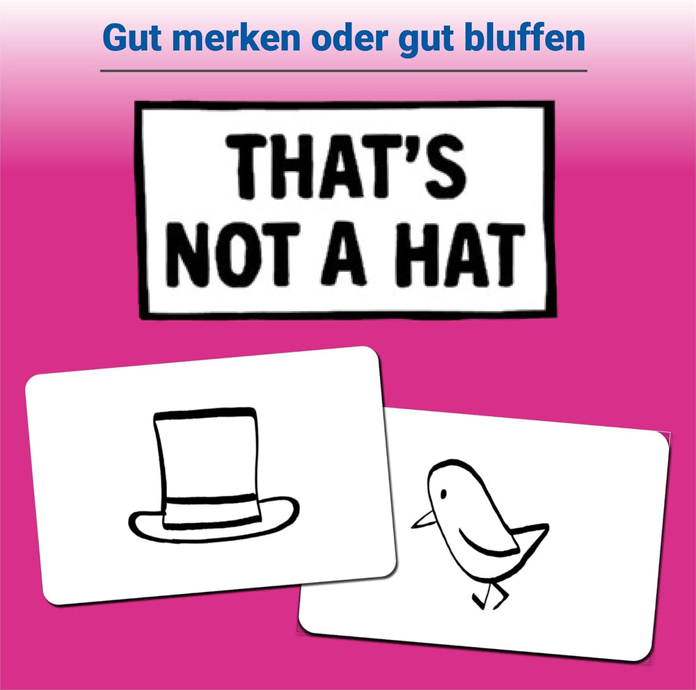 Ravensburger – 20954 That's Not a Hat – Partyspiel, Kartenspiel für 3–8 Spieler, lustige Unterhaltung für Kinder ab 8 Jahren – Geburtstagsgeschenke