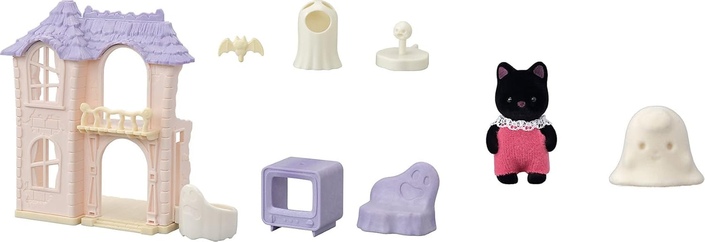 Sylvanian Families 5542 Spooky Haunted House – Puppenhaus-Spielset Puppenhäuser Naty Shop