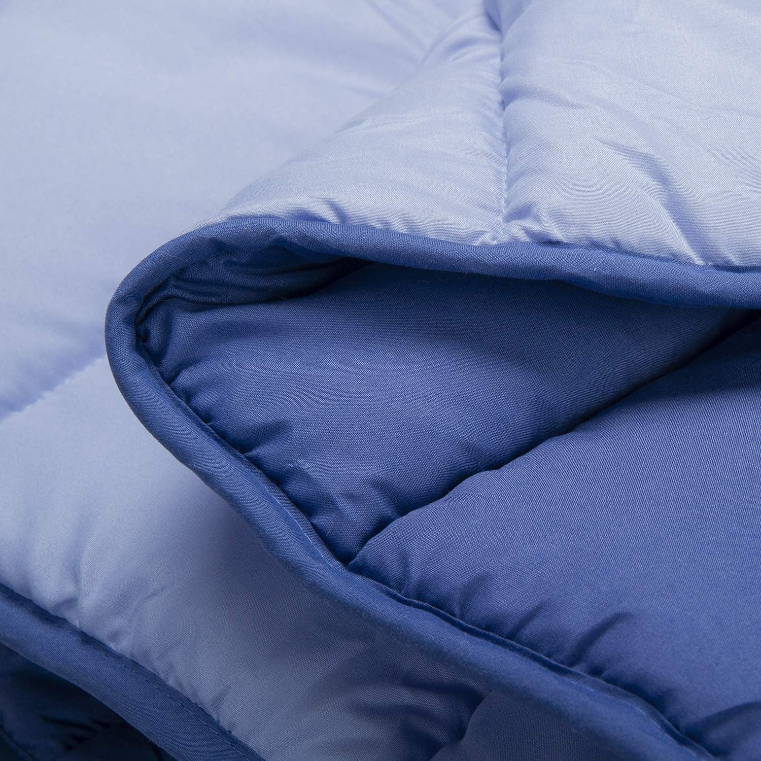 Pikolin Home - Plapumă reversibilă 300 G - Umplutură nordică bicoloră - Pentru pat 90 - confortabilă, caldă, respirabilă, albastru, 150 X 220 cm Plapumi si pilote Naty Shop