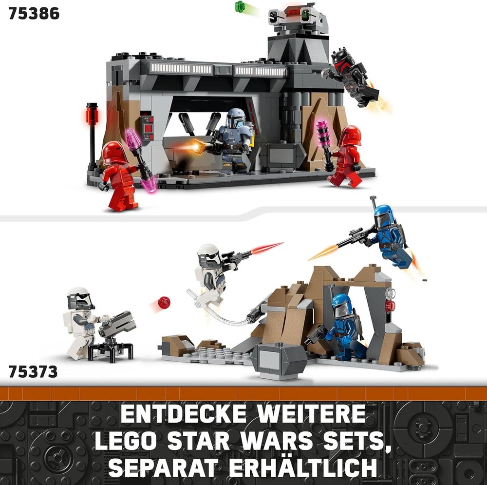 LEGO Star Wars: Mandalorian Ambush on Mandalore Battle Pack, Abenteuer-Bauspielzeug für Kinder, Sammel-Action-Set, Geschenkidee für Jungen und Mädchen 75373 Bausets Besuchen Sie den LEGO-Store