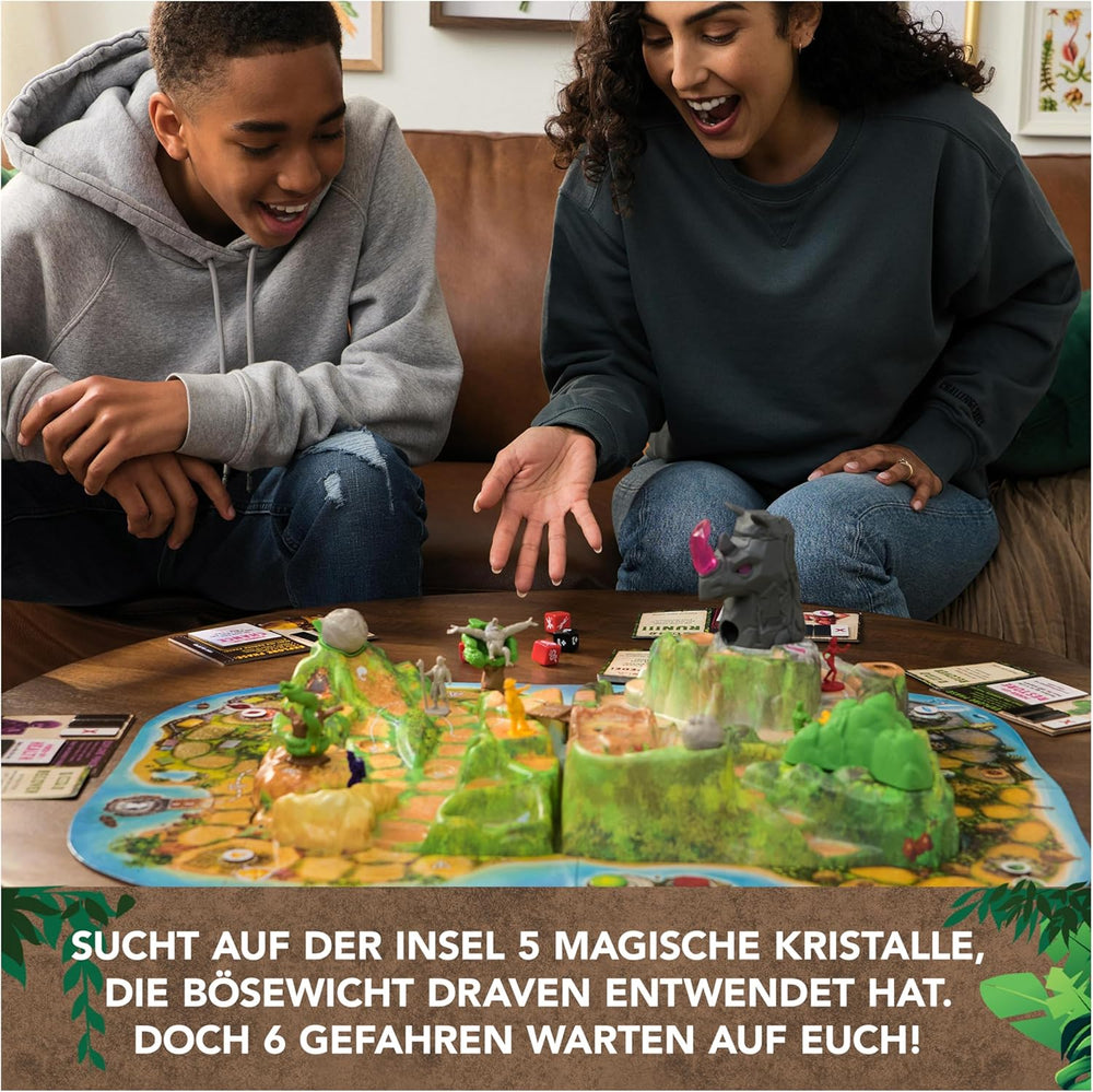 Spin Master Games - Jumanji Stampede - un joc de aventură 3D cooperativ de amploare pentru întreaga familie, 2-4 jucători, cu vârsta de 8 ani și peste