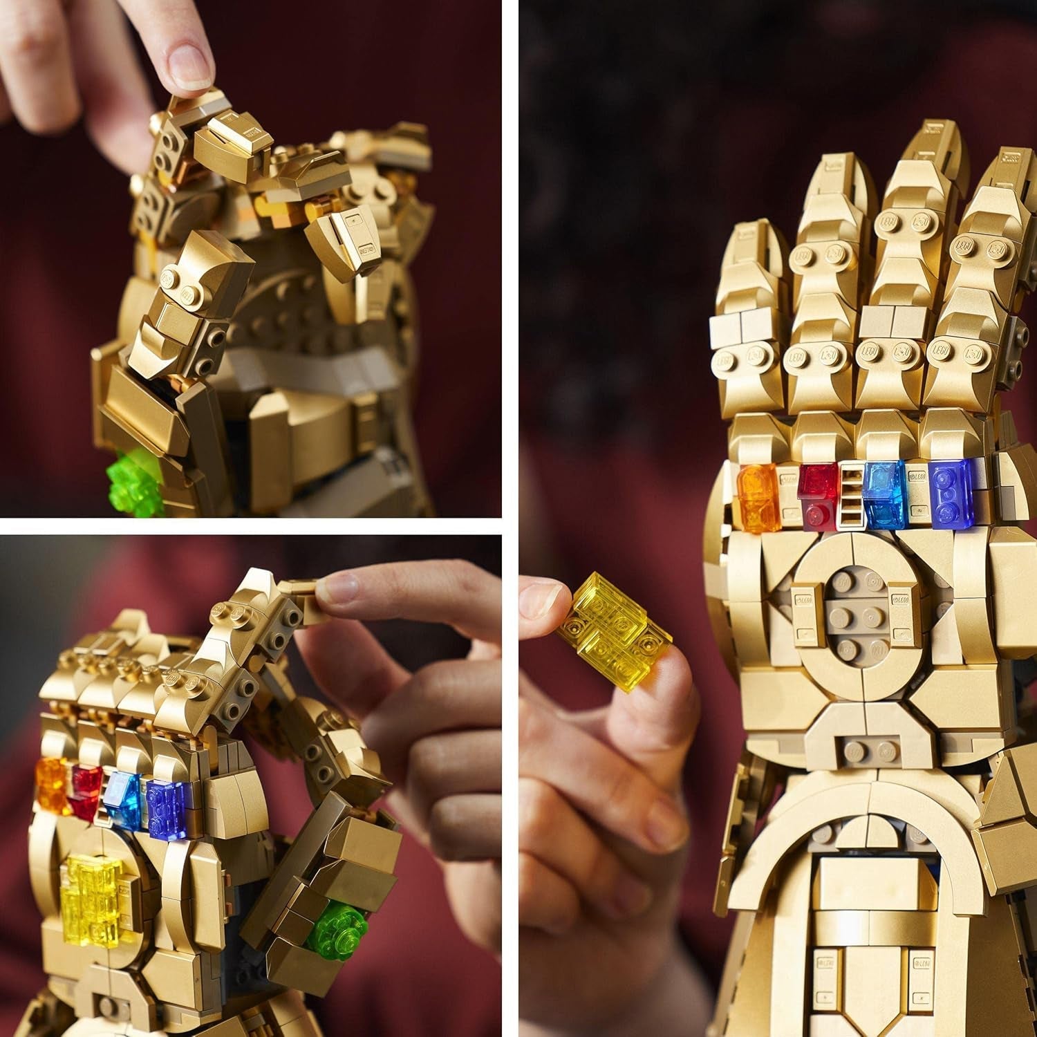 LEGO 76191 Marvel Super Heroes Infinity Glove Avengers Thanos Glove Modellbauset für Erwachsene Fanartikel Geschenk für Männer Frauen Sie Ihn Bausets Besuchen Sie den LEGO-Store