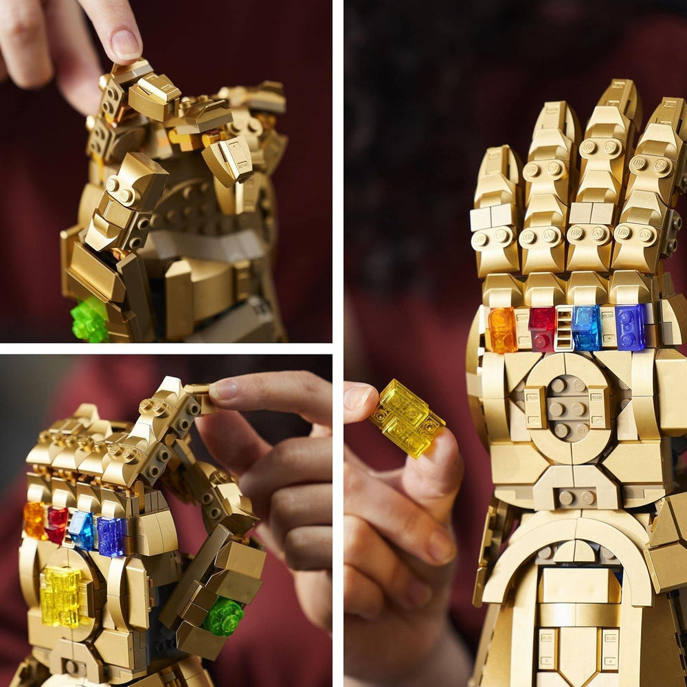 LEGO 76191 Marvel Super Heroes Infinity Glove Avengers Thanos Glove Modellbauset für Erwachsene Fanartikel Geschenk für Männer Frauen Sie Ihn Bausets Besuchen Sie den LEGO-Store