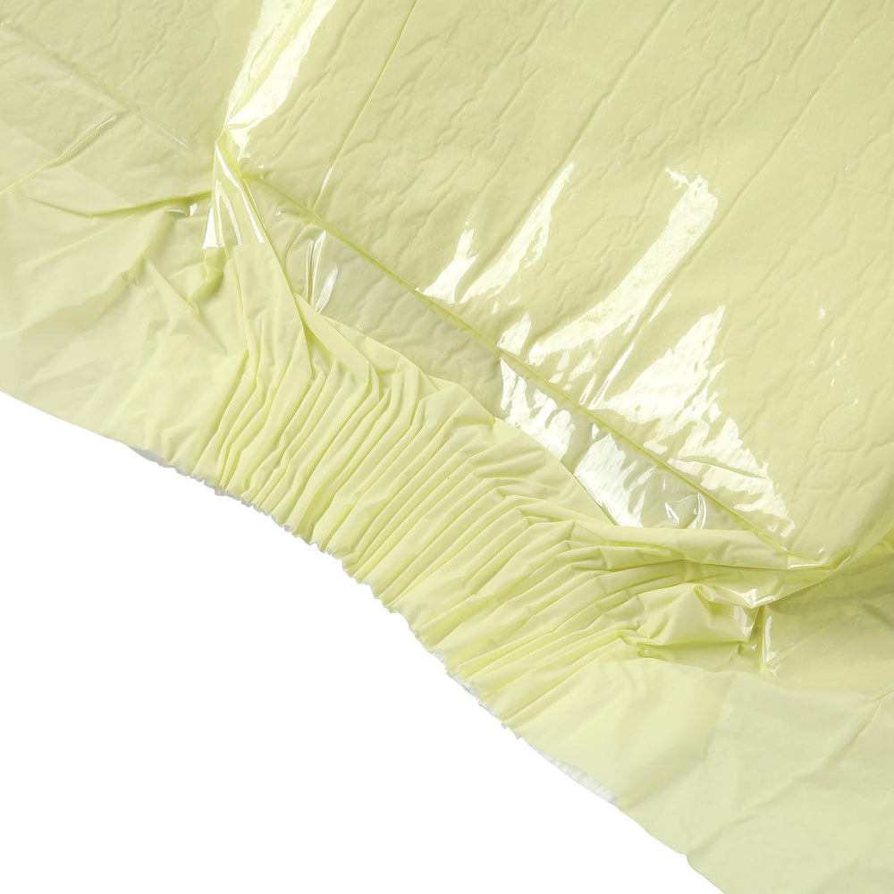 CutiePlusU Windeln für Erwachsene, 10er-Pack Einweg-Inkontinenzhöschen mit Schlaufen für Damen und Herren, maximale Saugfähigkeit über Nacht – Gelb (mittlere Größe 71–96 cm)