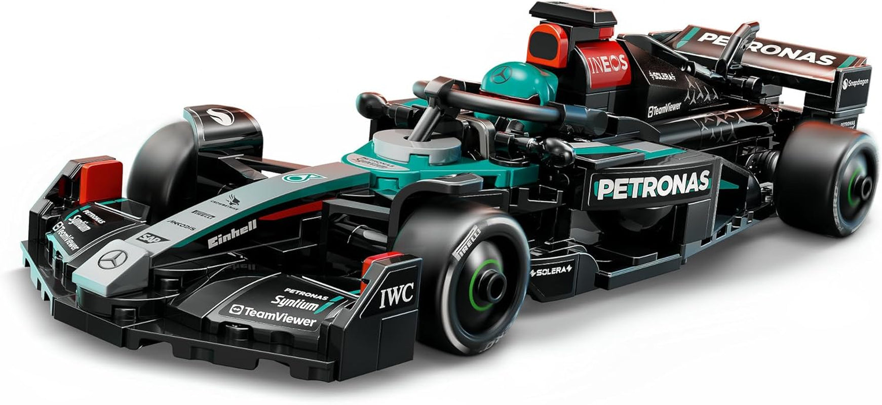 LEGO Speed Champions Mercedes-Amg F1 W15 Rennwagen – Formel-1-Minifigurenspielzeug – Automodell zum Sammeln und Zusammenbauen – Geschenk für Jungen und Mädchen ab 10 Jahren oder erwachsene Fans 77244 Bausätze Besuchen Sie den LEGO-Store