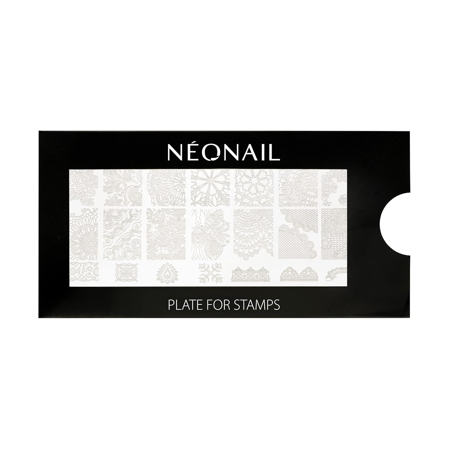 NÉONAIL Nagel Stempel Mit Schaber - Nägel Selber Machen - Nail Art Stamper - Nageldesign Für Nagel Schablone - French Nails Stempel - Silikon Nagelstempel