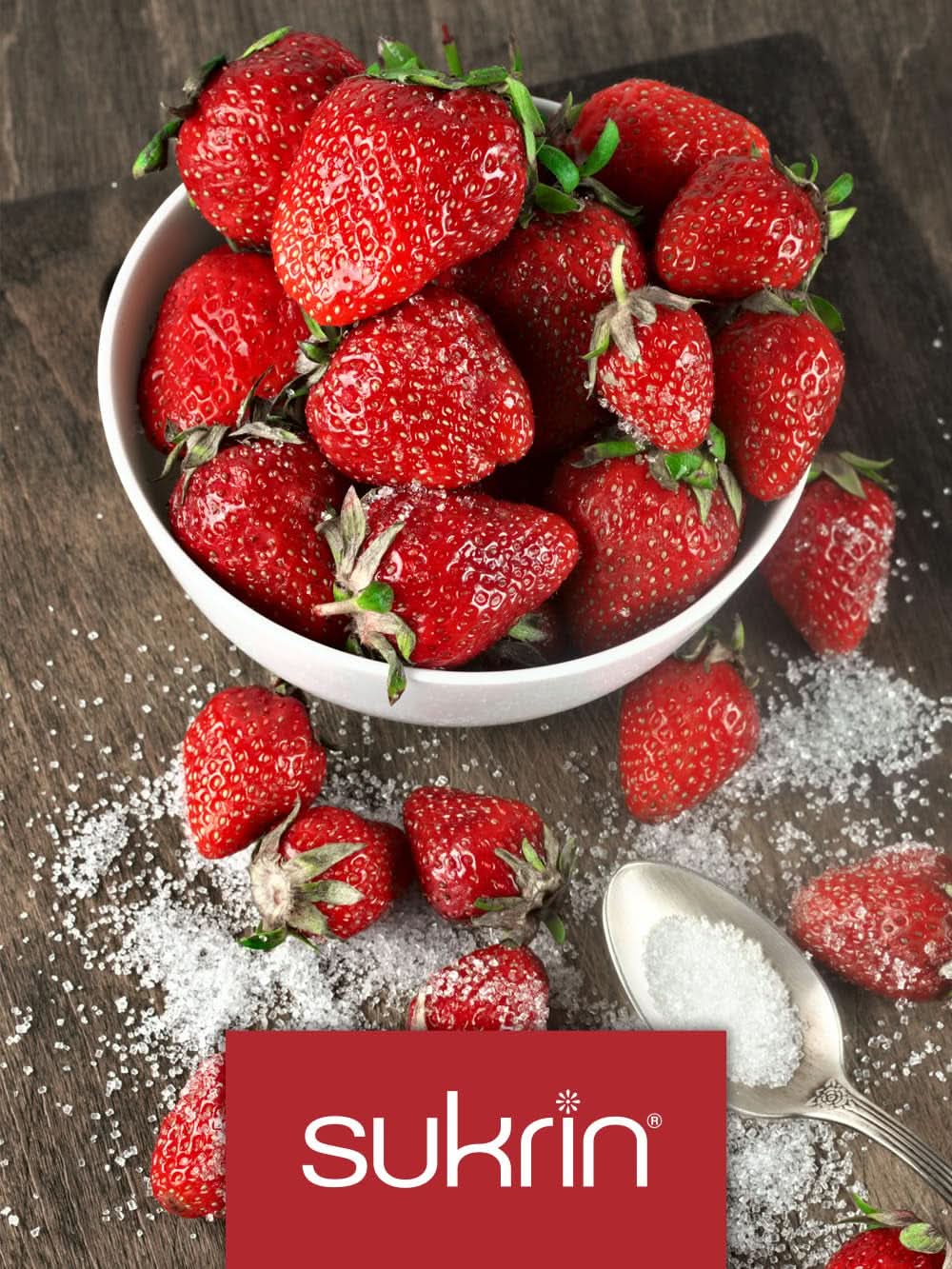 Sukrin Erythritol, natürliche Alternative zu Zucker ohne Kalorien, 1 Packung, 500 Gramm Süßstoffe Naty Shop