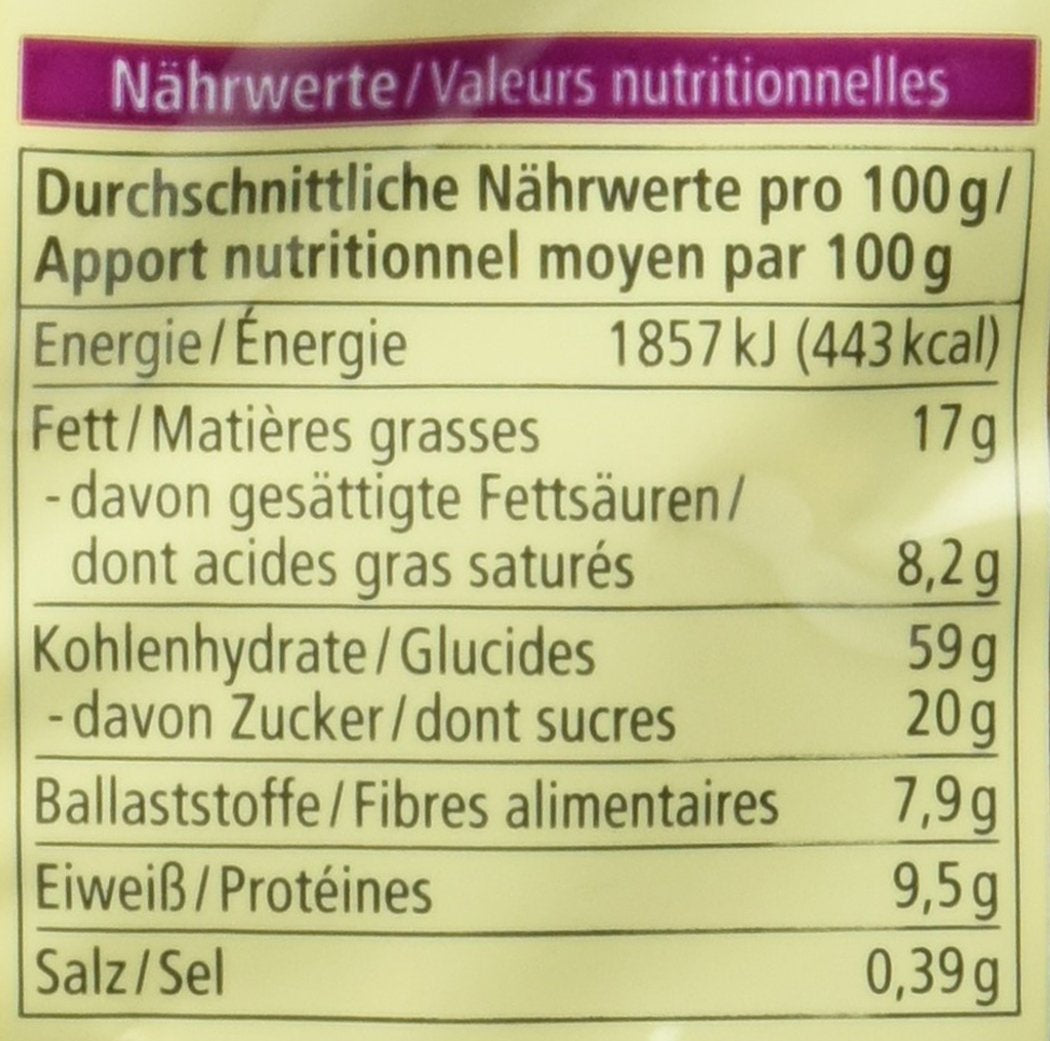 Knusprige Haferkekse mit Bio-Schokolade, 375g