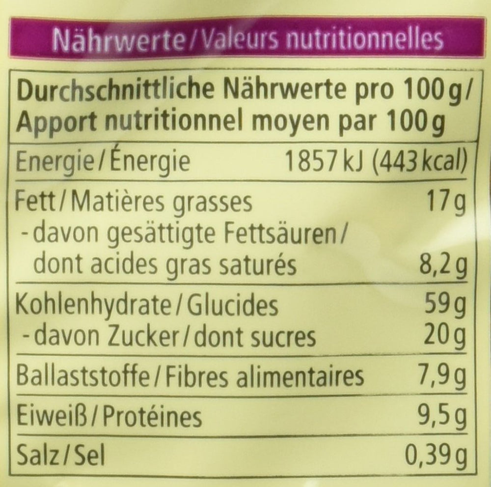 Knusprige Haferkekse mit Bio-Schokolade, 375g
