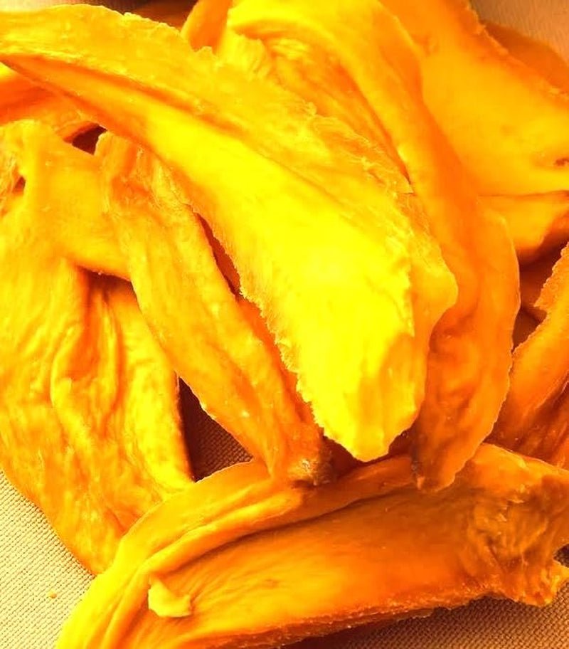 Fâșii de mango - soiul "Haden" - uscate - organice - calitatea alimentelor crude - 400 g Produse deshidratate Naty Shop