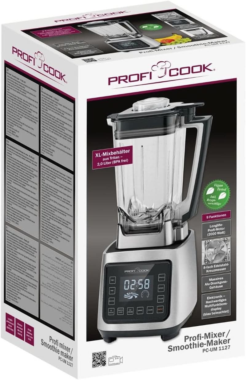 Profi-Mixer/Smoothie-Maker PC-UM 1127 Kitchen Naty Shop