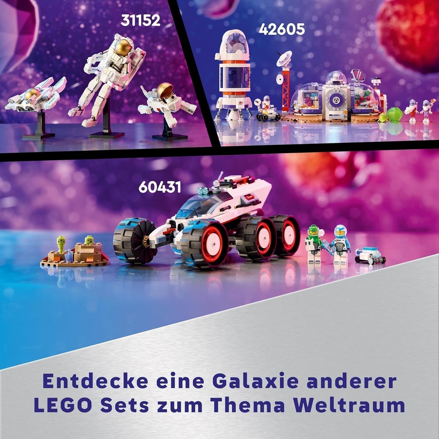 LEGO Technic Vtol Space Transporter LT81, Weltraumbauset, Weltraumspielzeug, Raumschiff, Mini-Rover-Spielset, Geschenk für Jungen und Mädchen ab 10 Jahren 42181 Bausets Besuchen Sie den LEGO-Store
