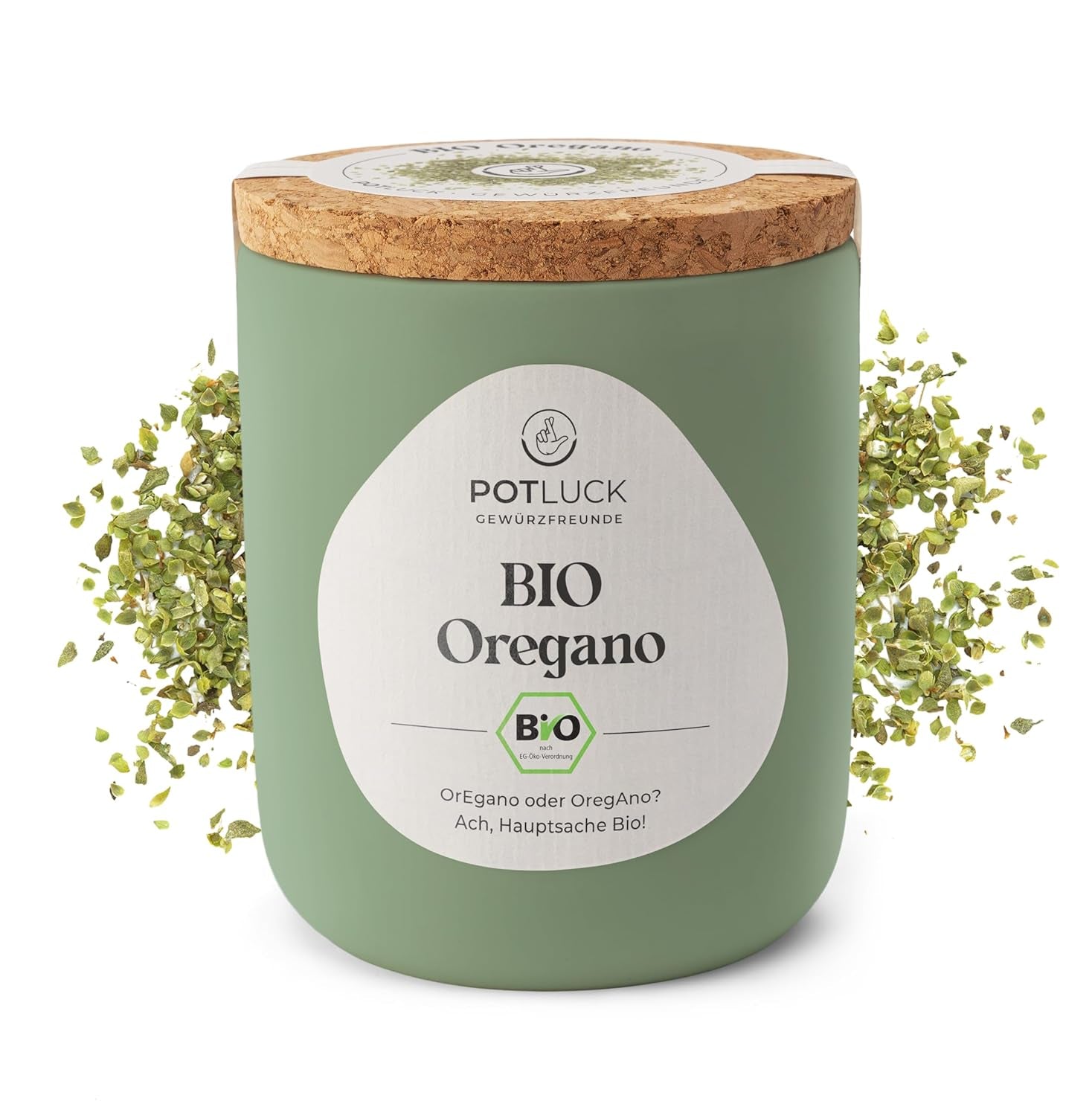 Potluck | Bio Sizilianisches Zitronensalz | Gewürzsalz für Fisch, Meeresfrüchte, Gemüse, Salat und Dressings | 140g im Keramiktopf