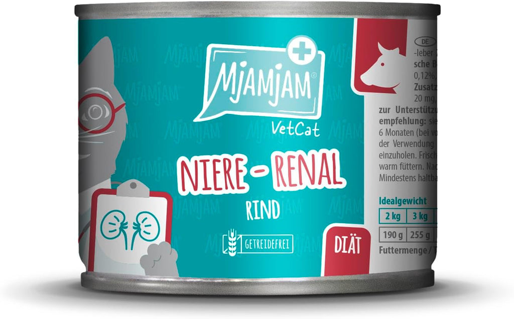 Mjamjam Vetcat - Hrană umedă premium pentru pisici - Dietă - Urinară - Pui, pachet de 6 (6 X 200G), fără cereale