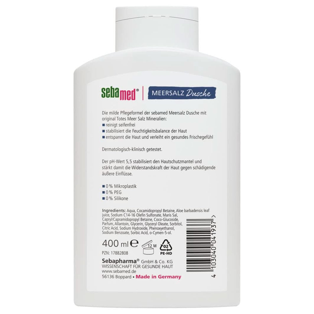 SEBAMED, Duschgel mit Meersalz, Unisex, 400 ml Dusche und Bad Naty Shop