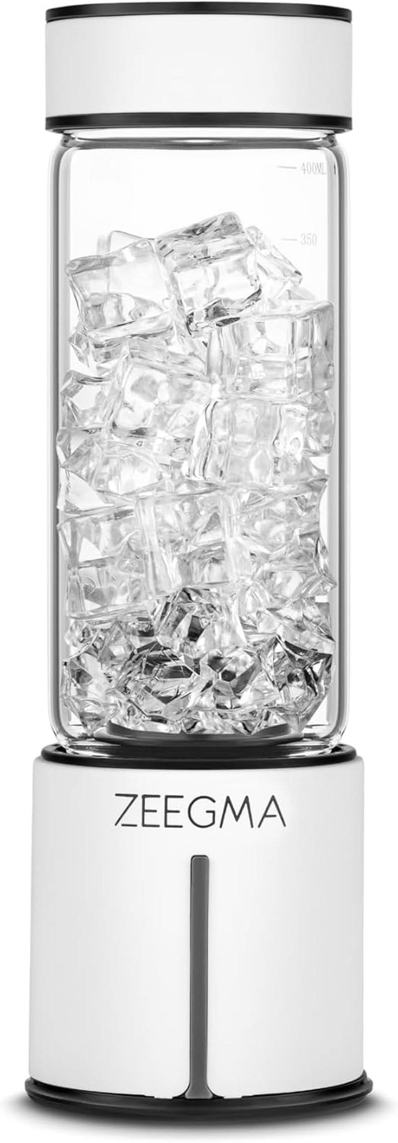 ZEEGMA Vitamine GO Tragbarer Mixer Für Cocktails Und Smoothies 300W, Personal Blender, Mini-Mixer 450Ml Mit 6 Klingen, 2 Geschwindigkeiten Akku 5000 Mah, 25 Anwendungen Pro Ladung Mama si Copilul Naty Shop