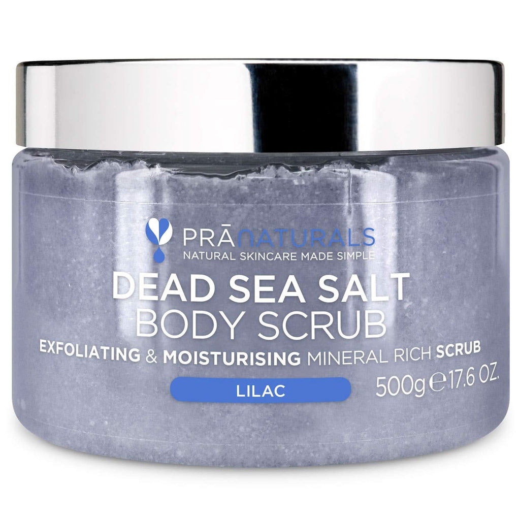 Pranaturals, Body Scrub cu sare de la Marea Moartă, 500 g Naty Shop Lila
