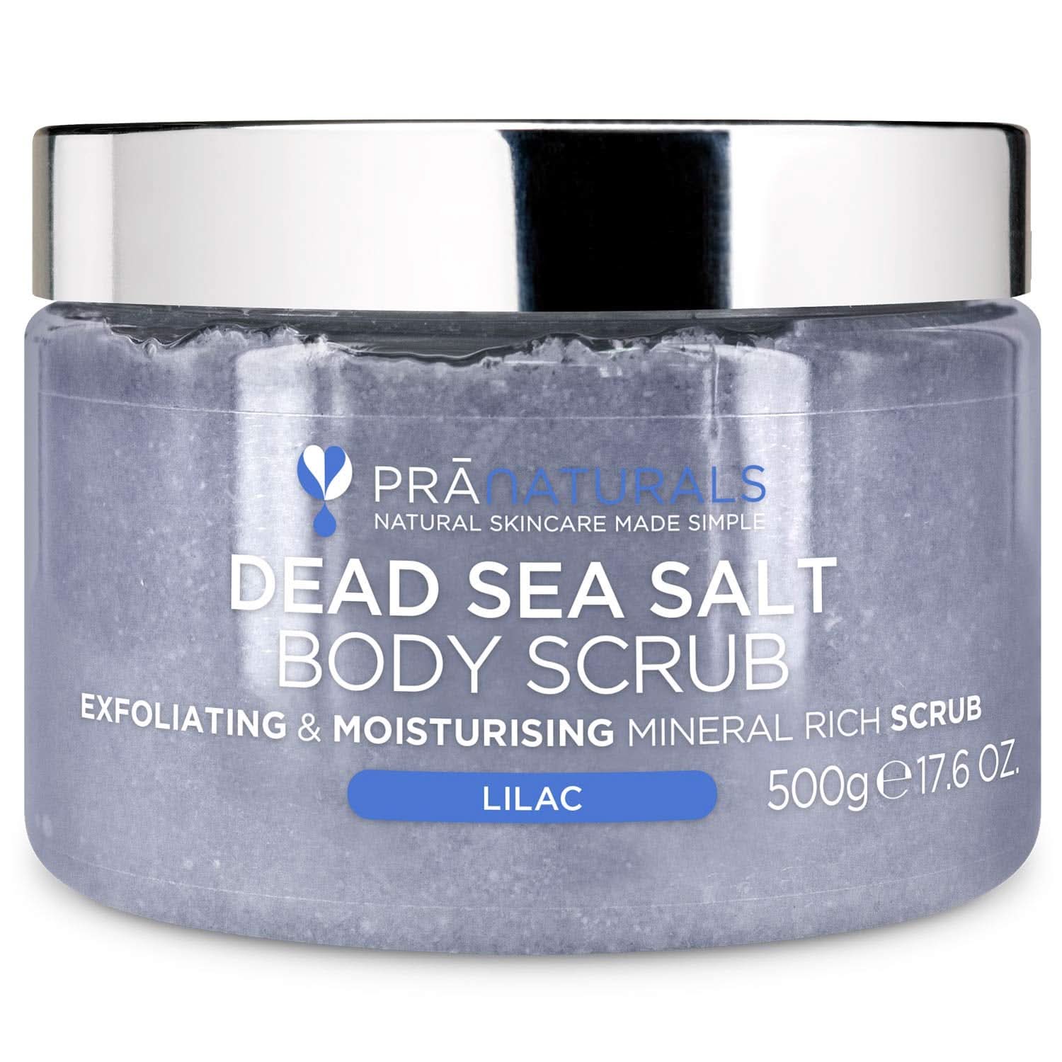 Pranaturals, Body Scrub cu sare de la Marea Moartă, 500 g Naty Shop Lila