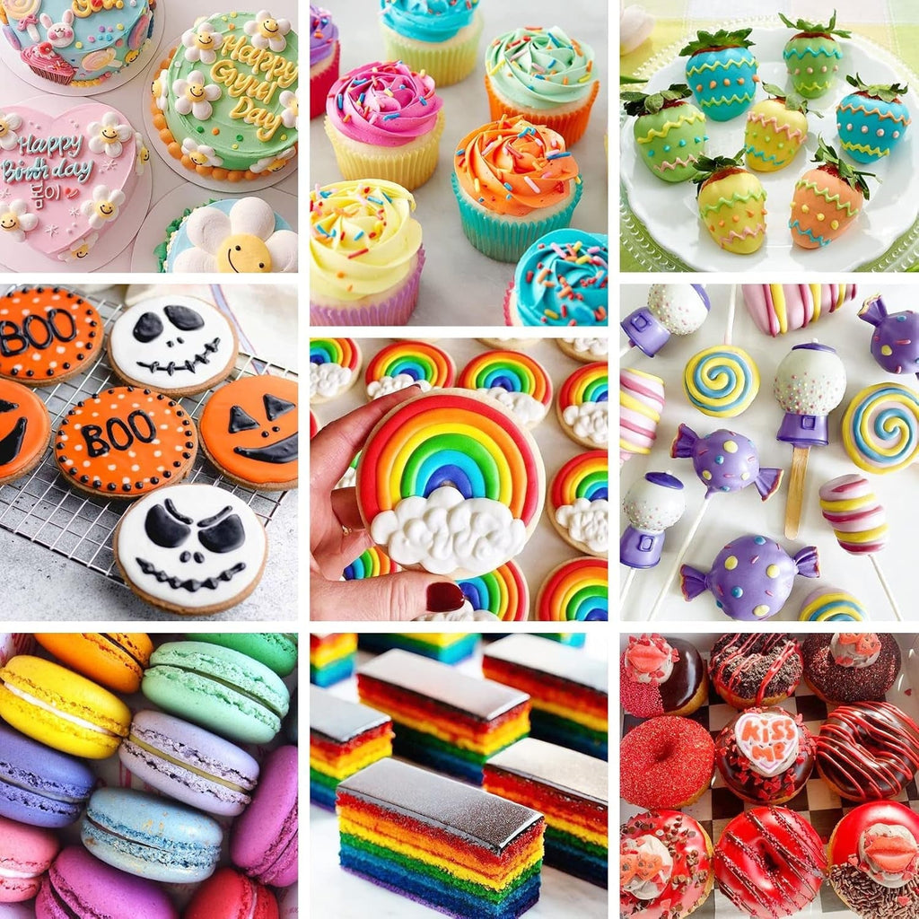 Colorant alimentar liposolubil 20 de culori colorant alimentar pe bază de ulei pentru ciocolată colorant alimentar în ulei colorant alimentar foarte concentrat fondant macarons cremă de ouă de Paște prăjituri de Paște gogoși