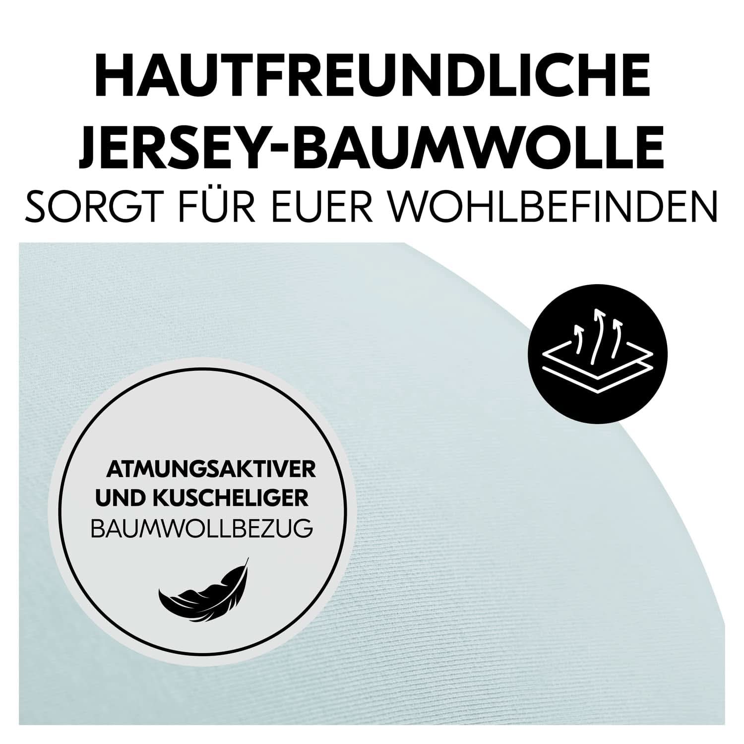 Hauck Stillkissen für Babys mit Füllung Zubehör Essen und Stillen Bebe Naty Shop