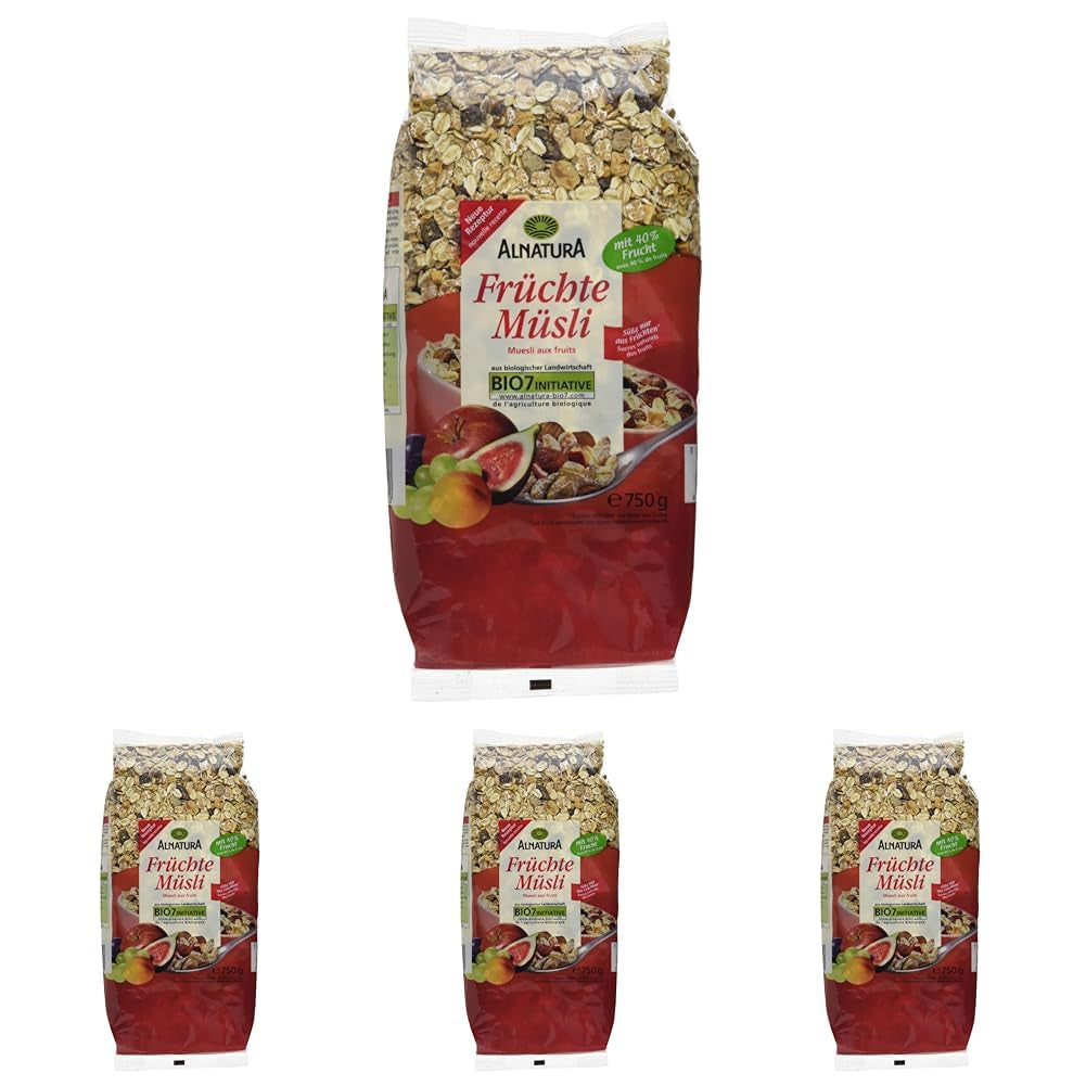 Müsli mit Bio-Früchten, 750g
