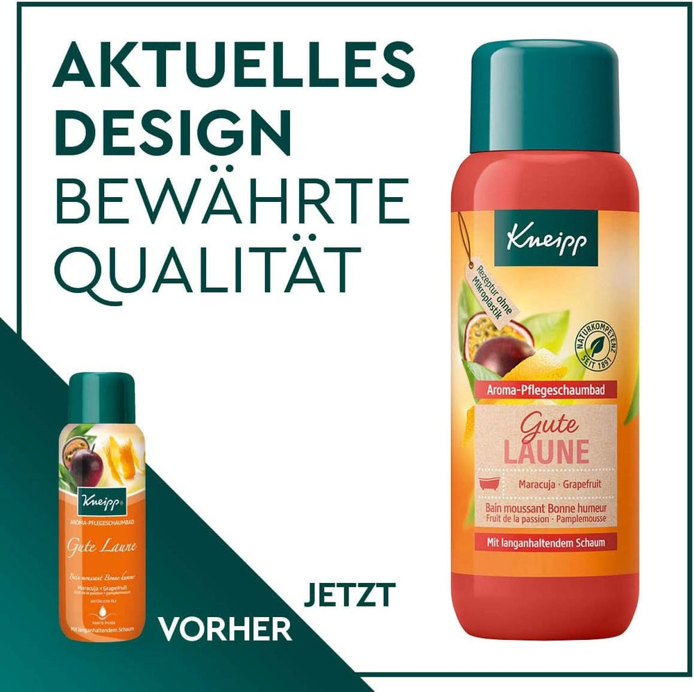 Kneipp Aroma, Gute Laune Aroma-Schaumbadezusatz, 400 ml Dusche und Bad Naty Shop