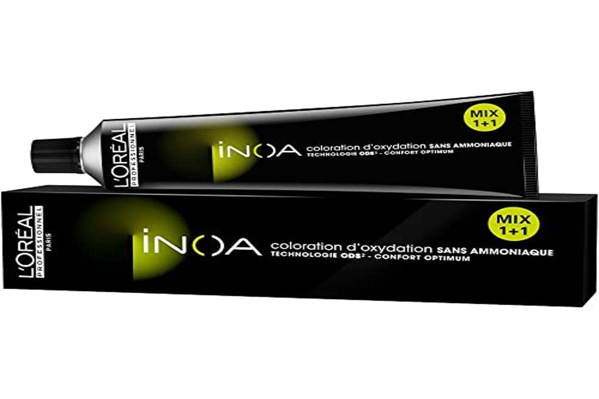 L'Oréal Professionnel INOA Colorație oxidativă fără amoniac 4 maro mediu, 1 pachet, (1x 60 ml)