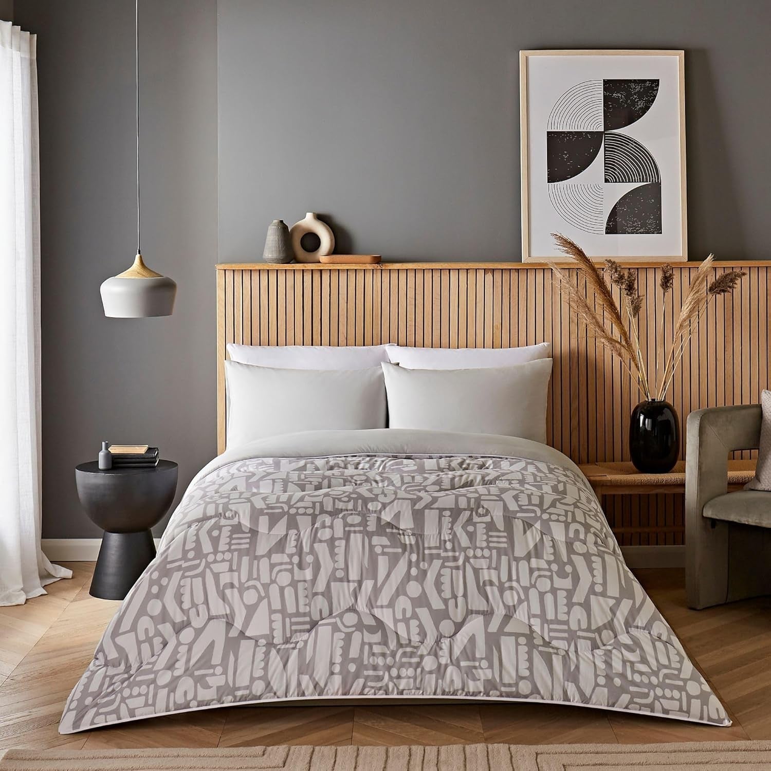 Night Lark Cosy Sherpa Fleece Blanket, Classic Red Tartan, 9 Tog, Luxurious, Fluffy, Thick And Reversible, Perfect pentru canapea, pat, canapea, canapea. Hipoalergenic, lavabil la mașină, Dimensiune: Paturi si Cuverturi Night Lark Geo simplist Dimensiune rege