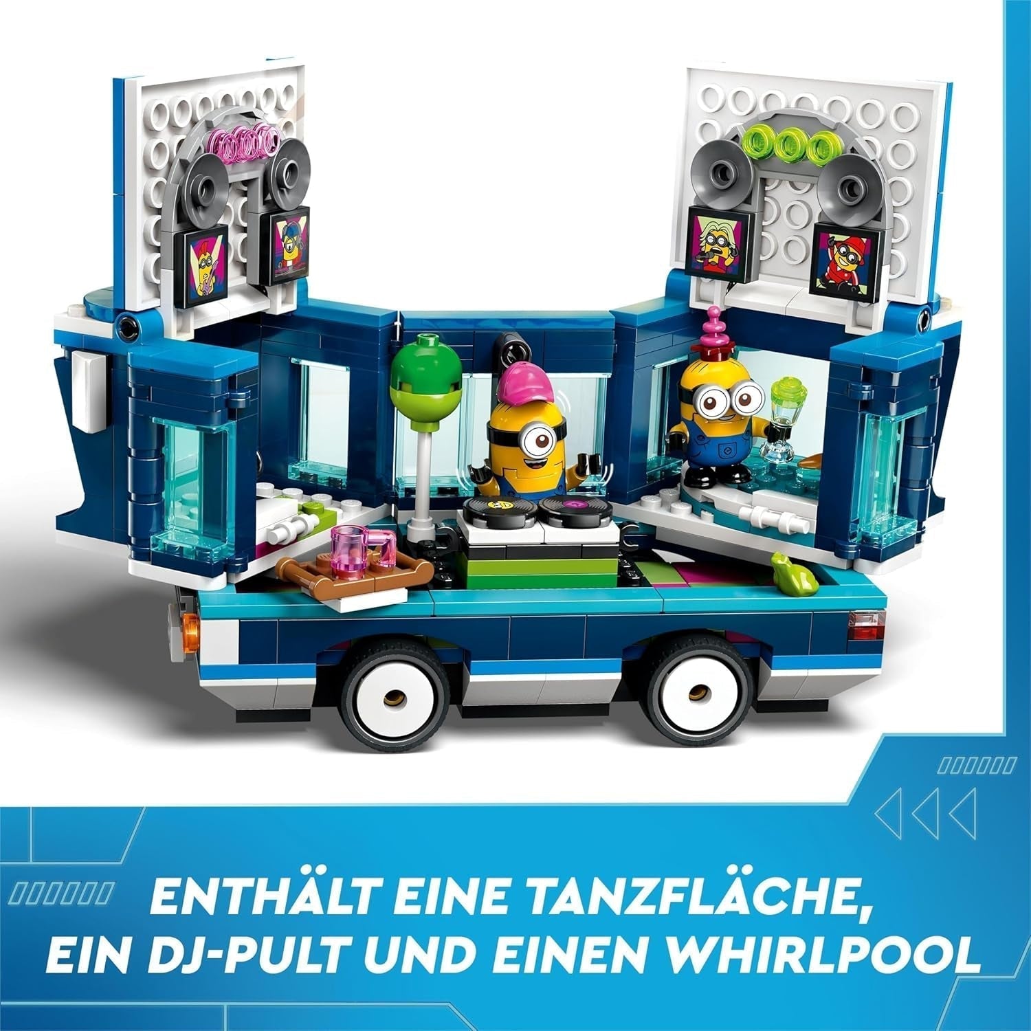 LEGO I - Simply Incorrigible 4 Minioni și autobuzul de petrecere, set de joacă pentru I - Simply Incorrigible 4, jucărie pentru copii, cadou creativ Minioni pentru băieți și fete de la 7 ani 75581 Seturi de constructie Besuche den LEGO-Store