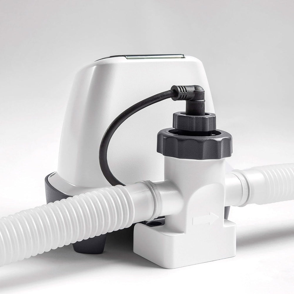 Intex 26662GS - Krystal Clear Salzwassersystem, Salz-Chlor-Generator, für Filterpumpe 1136-3785 l/h, für kleine Pools bis 366 cm, Kunststoff, Weiß