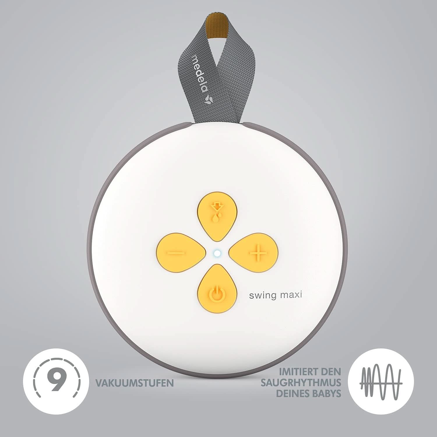 Elektrische Doppelpumpe Medela Swing Maxi – wiederaufladbar über USB Lebensmittel- und Stillzubehör Bebe Naty Shop
