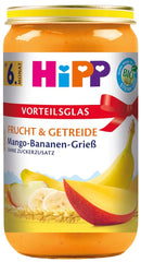 Hipp Birnen-Bananen mit Keksen, 6er Pack (6 x 190 Gramm) Mutter und Kind Naty Shop 6 x 250 Gramm Mango-Bananen-Grütze