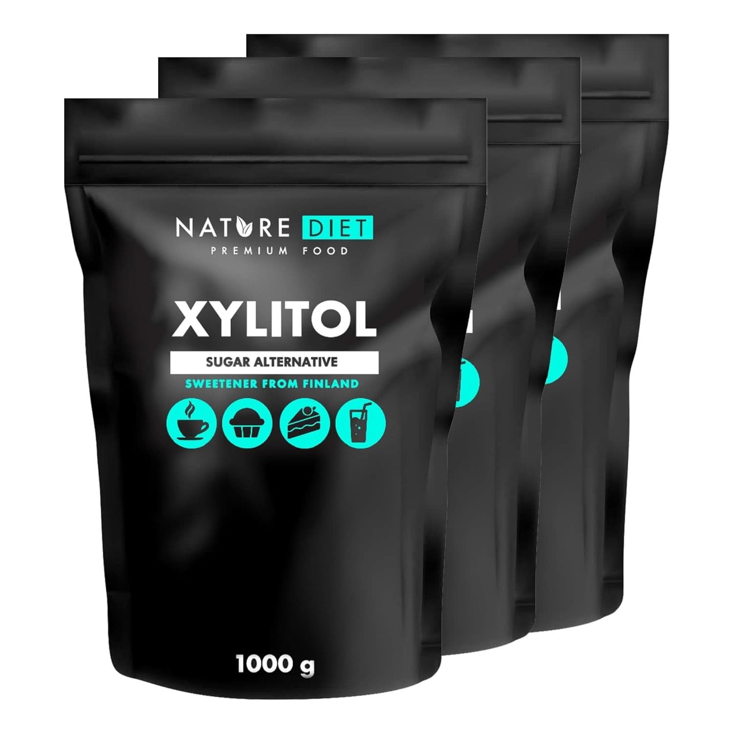 Nature Diet Xylitol, 1 kg Süßstoffe Naty Shop