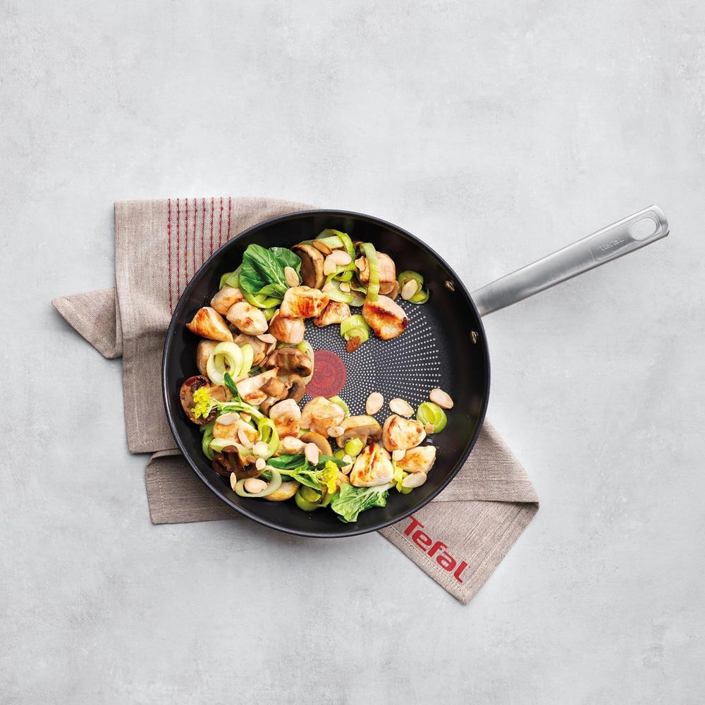 TEFAL VIRTUOSO Pfanne 28 cm, Edelstahlpfanne, Induktion Töpfe und Pfannen Naty Shop