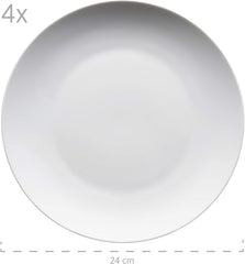 Mäser Kombiservice, Porzellan Barca, Weiß Seturi vesela masa Naty Shop