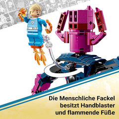 LEGO ǀ Marvel Fantastic Four Vs. Galactus Baufigur – Bauset mit Superhelden – Spielset mit The Thing, Invisible Woman und Human Torch – Kreatives Geschenk für Jungen und Mädchen – 76316