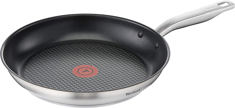 TEFAL VIRTUOSO Pfanne 28 cm, Edelstahlpfanne, Induktion Töpfe und Pfannen Naty Shop 28 cm Mit Antihaftbeschichtung